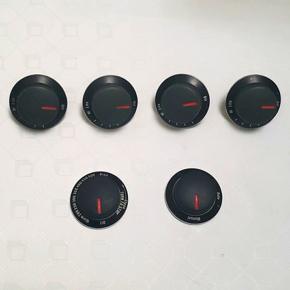 VINTAGE CALORIC RANGE KNOBS SET - Picture 1 of 4